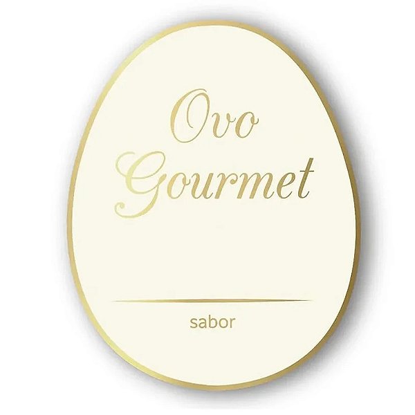 Etiqueta Ovo Gourmet 40un - Stickr