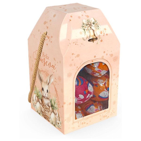 Caixa com Alça Coelhinho Encantado Desmontadas 10un Ideia Embalagens