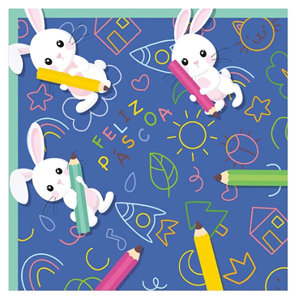 Express Lápis de Cor Azul 24x24cm  25un - Cromus