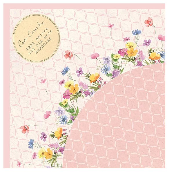 Express Florens Rosa 39x39cm  25un - Cromus