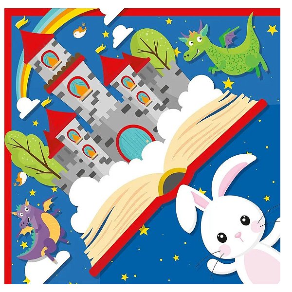 Express Castelo Azul 32x32cm  25un - Cromus