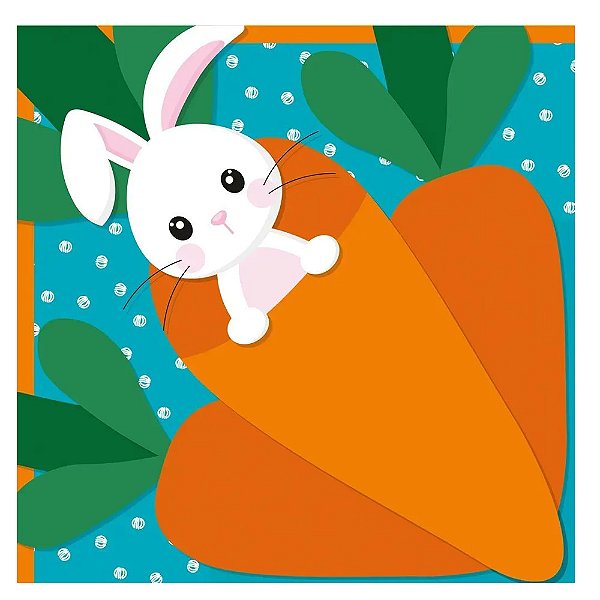 Express Carrot Azul 39x39cm  25un - Cromus