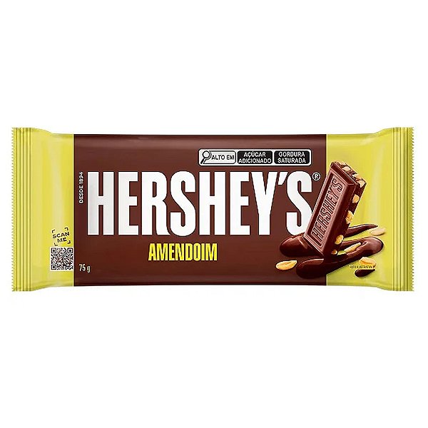 Chocolate Amendoim 75g - Hersheys