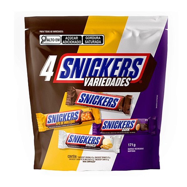 Chocolate Snickers Variedades 171G - Mars