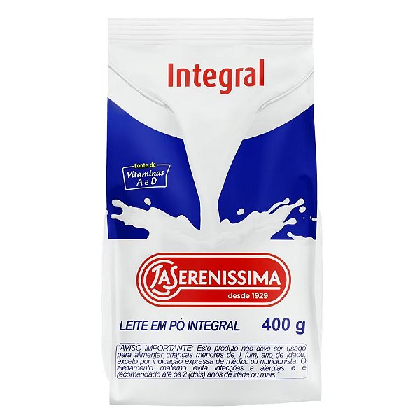 Leite em Pó Integral 400g - La Serenissima