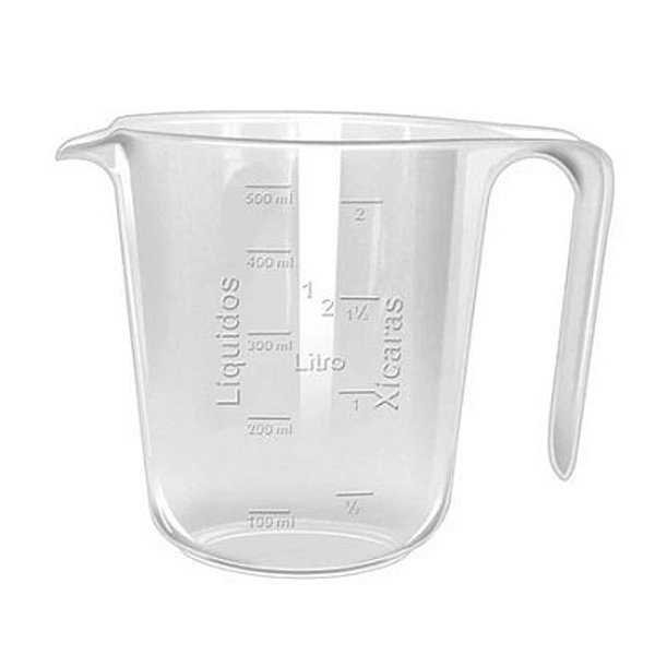 Medidora com Alça Cristal 500ml - Injetemp
