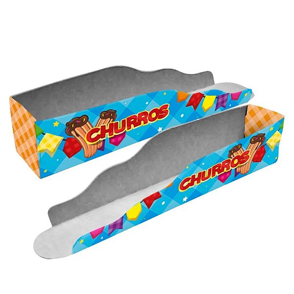 Caixa para Churros Arraiá 10un - Regina
