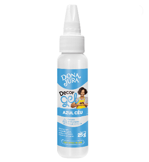 Corante Gel Azul Céu 25G - Dona Jura