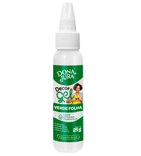 Corante Gel Verde Folha 25G - Dona Jura