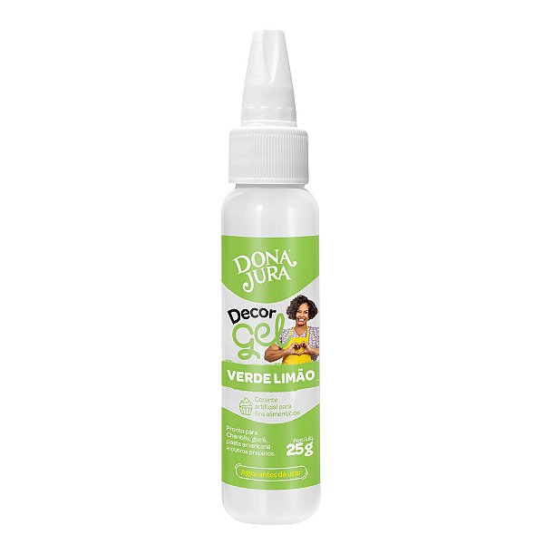 Corante Gel Verde Limão 25G - Dona Jura