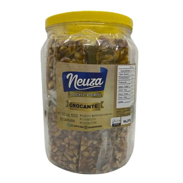 Pé de Moleque Crocante 600G 20Un - Neuza