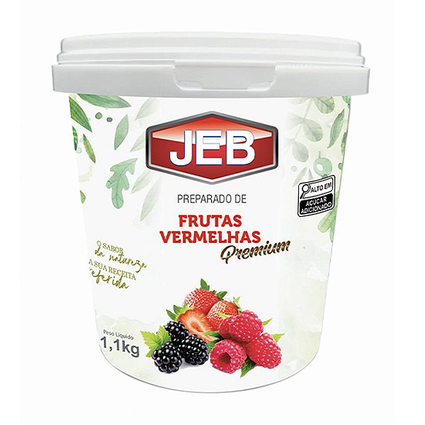 Preparo de Frutas Vermelhas 1,1Kg - Jeb