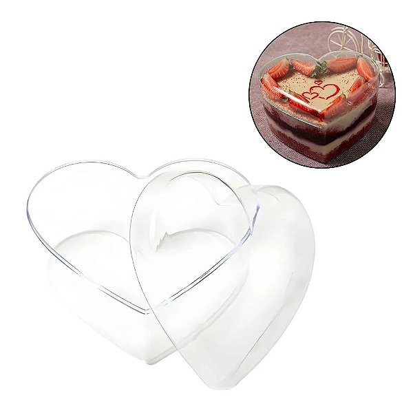 Cake Box Coração 900Ml - Lsc Toys