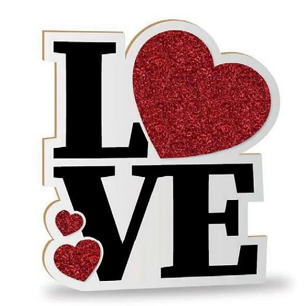 Placa de Mesa Mdf Love - Grintoy