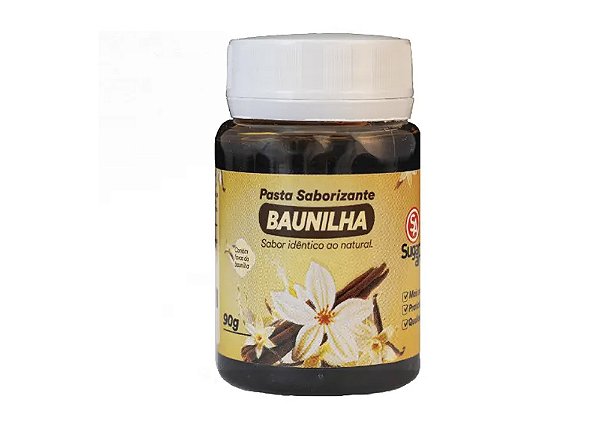 Pasta Saborizante Baunilha 90g - Sugar Art