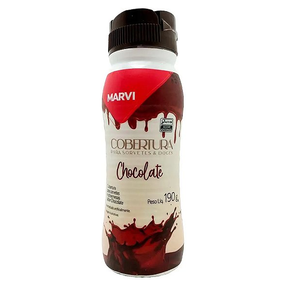 Cobertura para Sorvete Chocolate 190G - Marvi