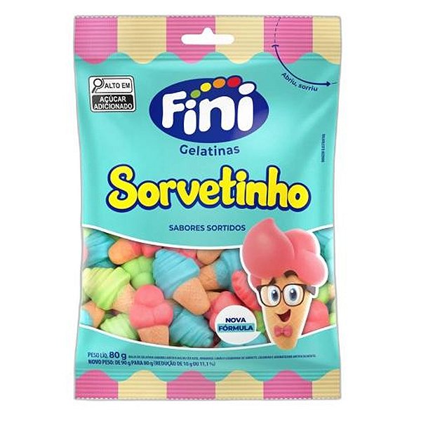 Fini Sorvetinho 80g - Fini