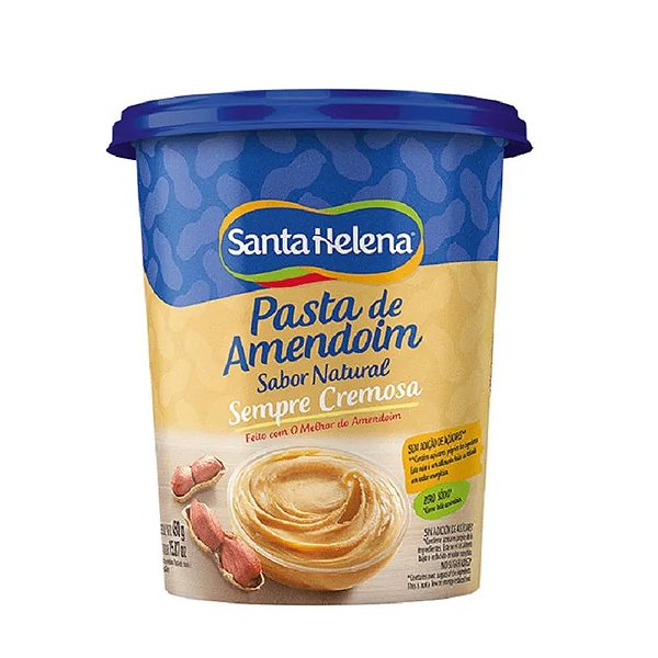 Pasta de Amendoim Natural 450G - Santa Helena