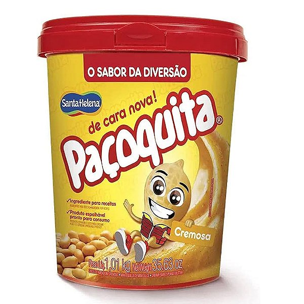 Paçoquita Cremosa 1,01Kg - Santa Helena