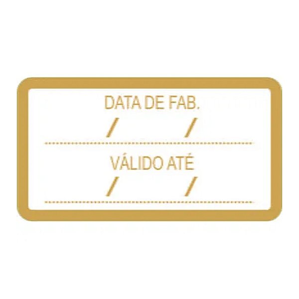 Etiqueta Adesiva Data e Validade 100un - Hiper