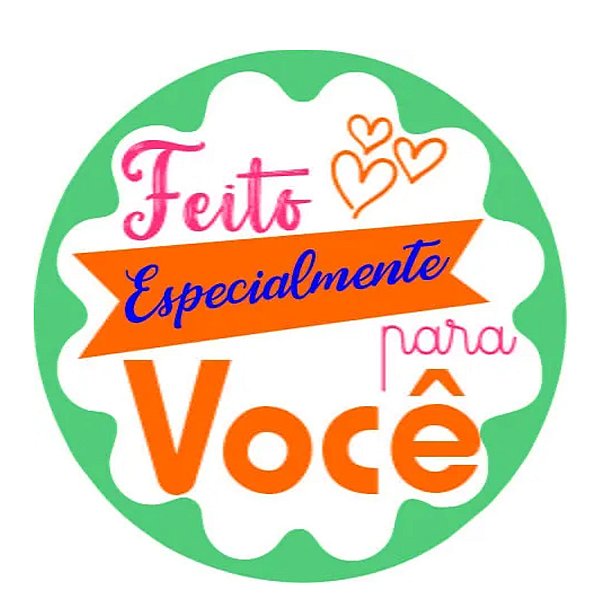 Etiqueta Adesiva Feito Para Você  60un - Hiper
