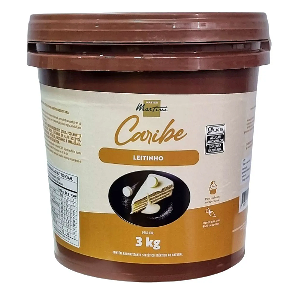 Creme Caribe Leitinho 3kg - Master Martini