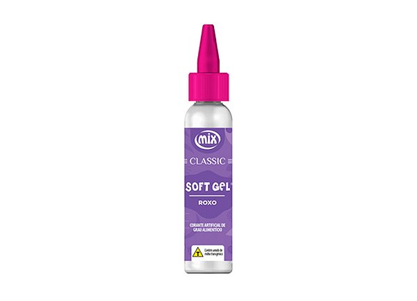 Corante Soft Gel Classic Roxo 25g - Mix