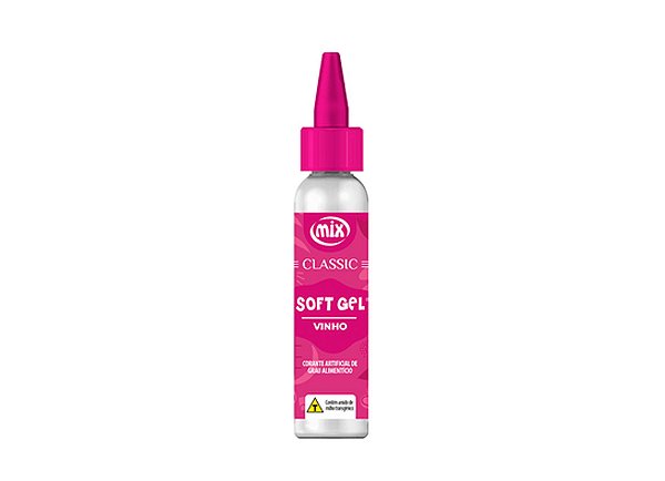 Corante Soft Gel Classic Vinho 25g - Mix