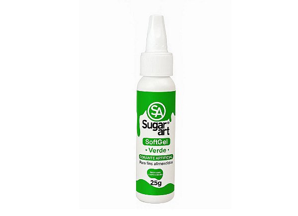 Corante Soft Gel Verde 25g - Sugar Art