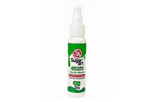 Corante Soft Gel Verde Menta 25g - Sugar art