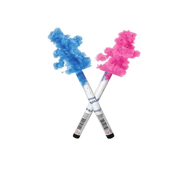 Fumaça Revelação Masculino 22cm - Partiu Festa