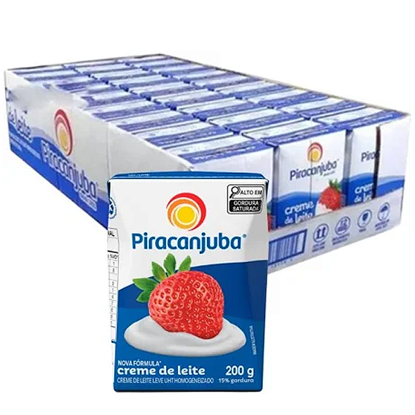 Creme de Leite 200g 27un - Piracanjuba