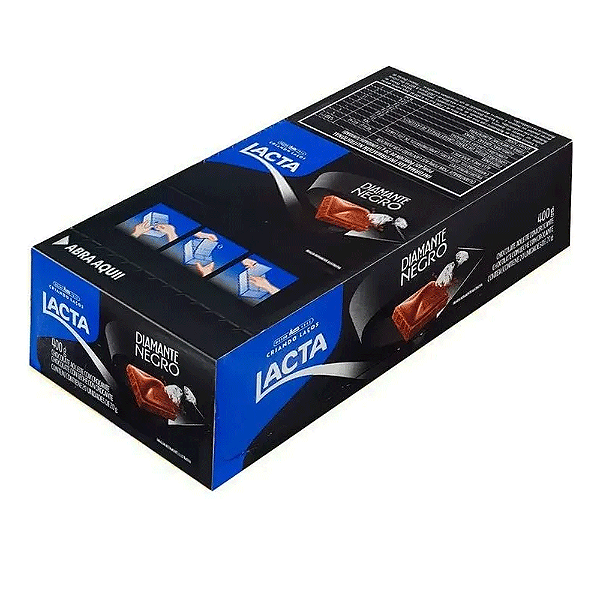 Chocolate Diamante Negro 20X20g - Lacta