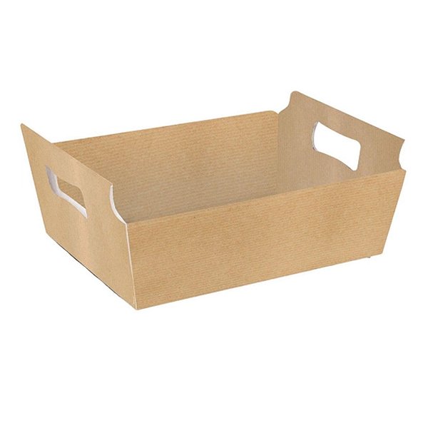 Cesto Micro Ondulado Kraft G - Tom e Cor