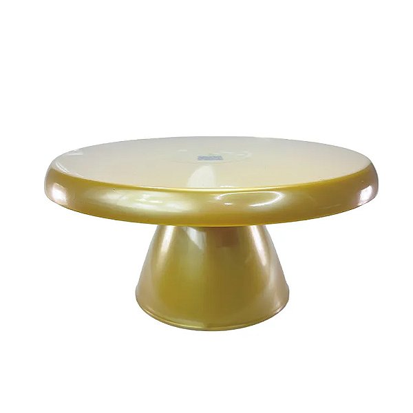 Boleira Cake Slim Dourada 22x11cm - Tasil