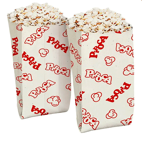 Saco Papel Estampado Pipoca M 50un - Regina
