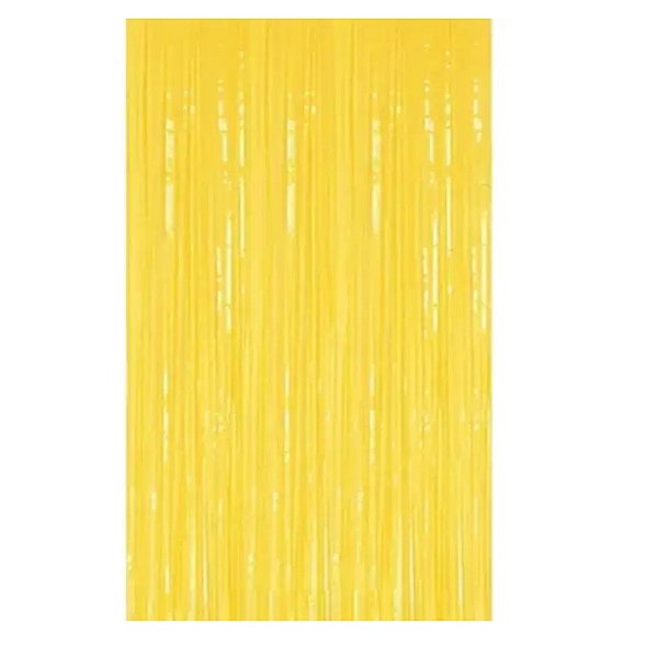 Cortina Neon Amarela 100x200cm - Slver