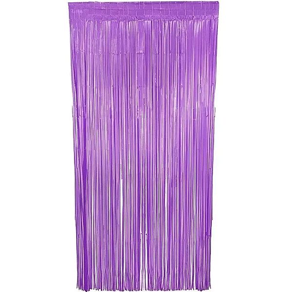 Cortina Neon Roxo 100x200cm - Silver