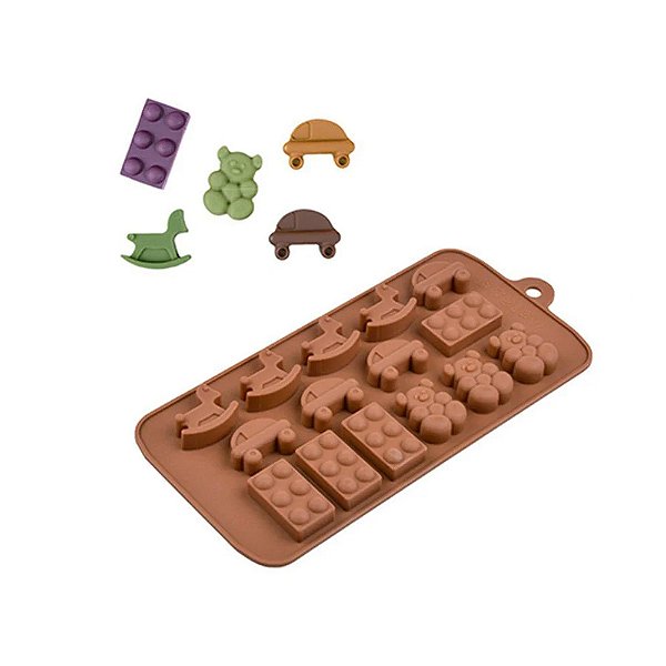 Molde de Silicone Chocolate FT153 - Silver