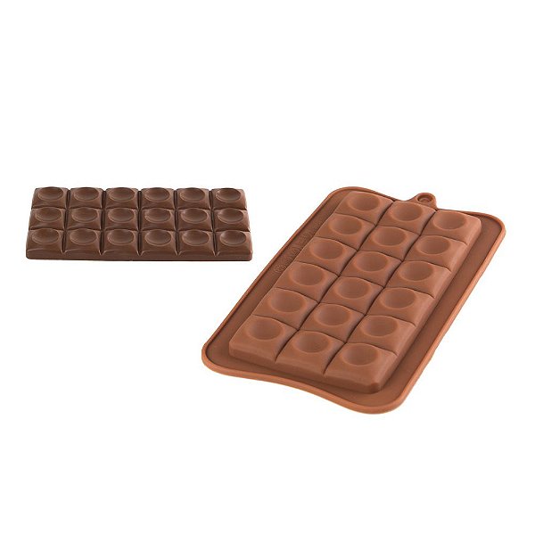 Molde de Silicone Chocolate FT374 - Silver