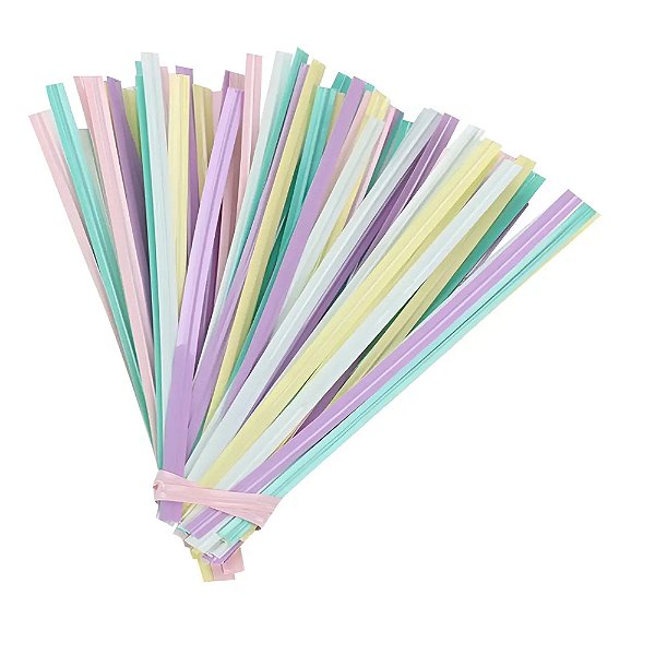 Fecho Prático Candy Color 100un - Silver