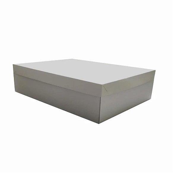 Caixa Bolo B6 Branca/Parda 50x39x12cm  5un - Tom e Cor