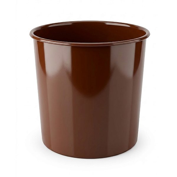 Balde Marrom 1,2L - Qualy Plast