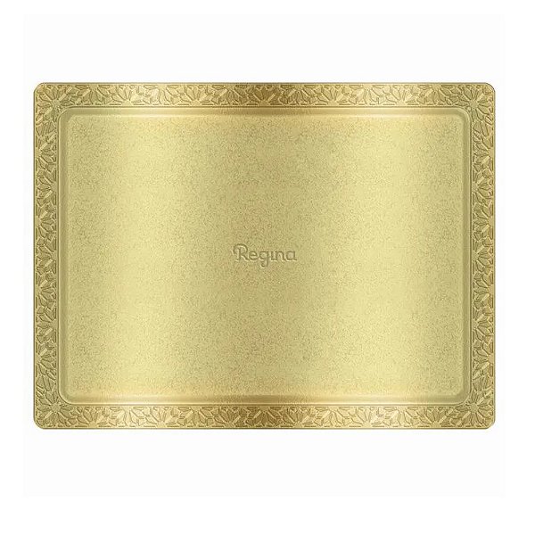 Cakeboard Retangular Dourado 30x40cm - Regina