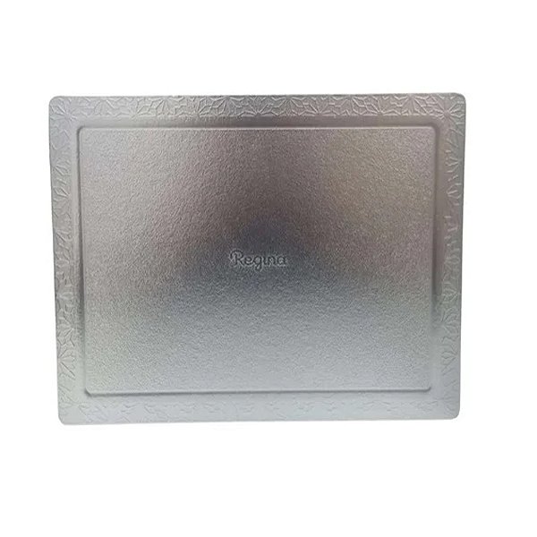 Cakeboard Retangular Prata 30x40cm - Regina