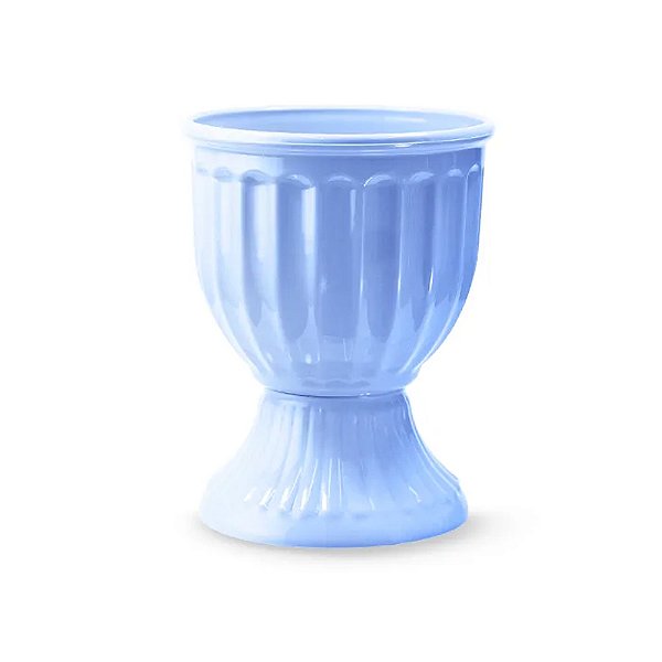 Vaso Romano Azul Bebê 18cm - Tasil