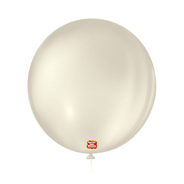 Balão 9 Liso Redondo Areia 50un - São Roque