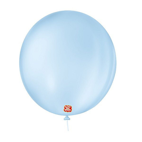 Balão 9 Liso Redondo Azul Baby 50un - São Roque