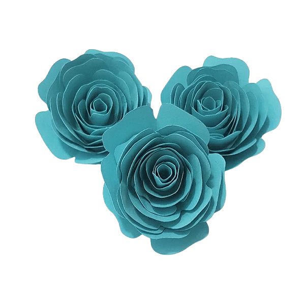 Topo de Bolo Rosas P Tiffany 3un - Amora