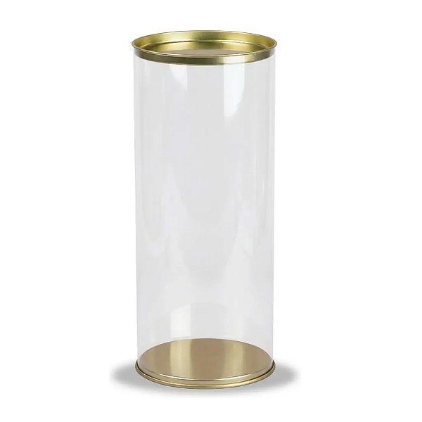 Lata Transparente Alta Ouro 6un - Art Lille